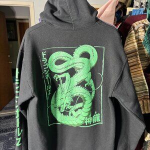 Dragonball Z Adult Graphic Print Pullover Hoodie featuring Shenron SZ Large